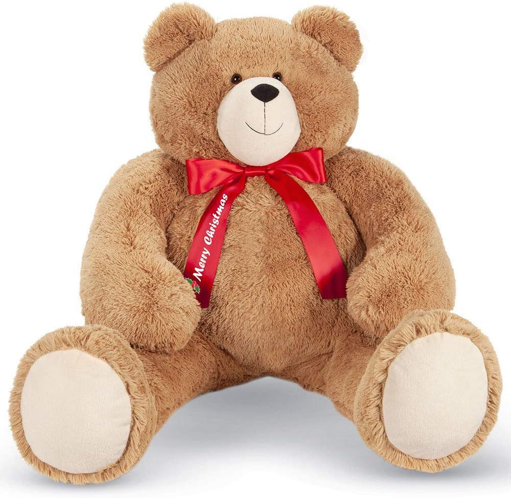Christmas Teddy Bear - Christmas Stuffed Animals, Jumbo, 4 Foot, 48", 4 FT